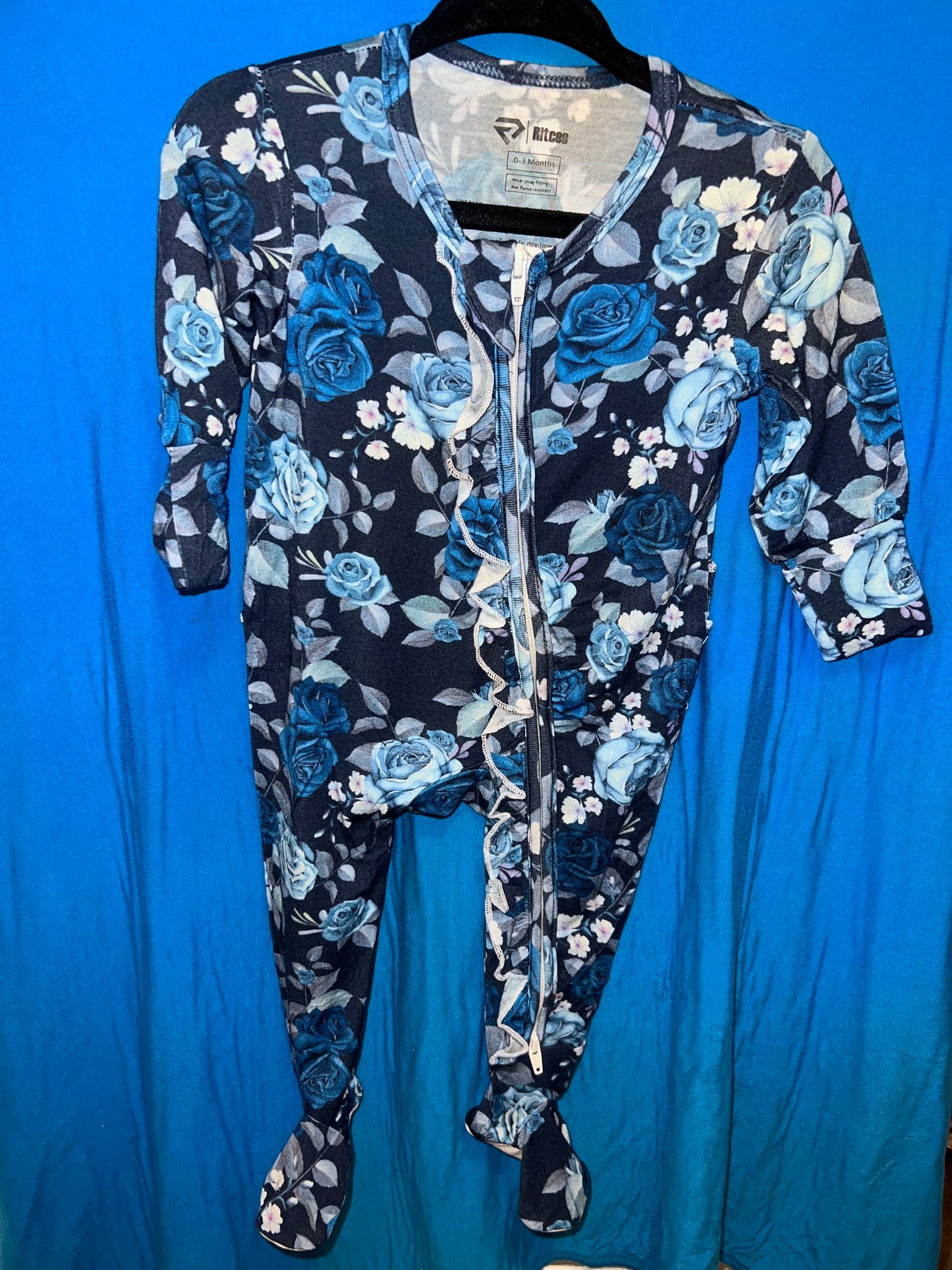 Midnight flower Footed bamboo sleepers