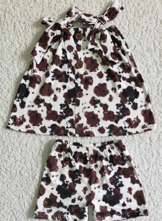 Cow print set