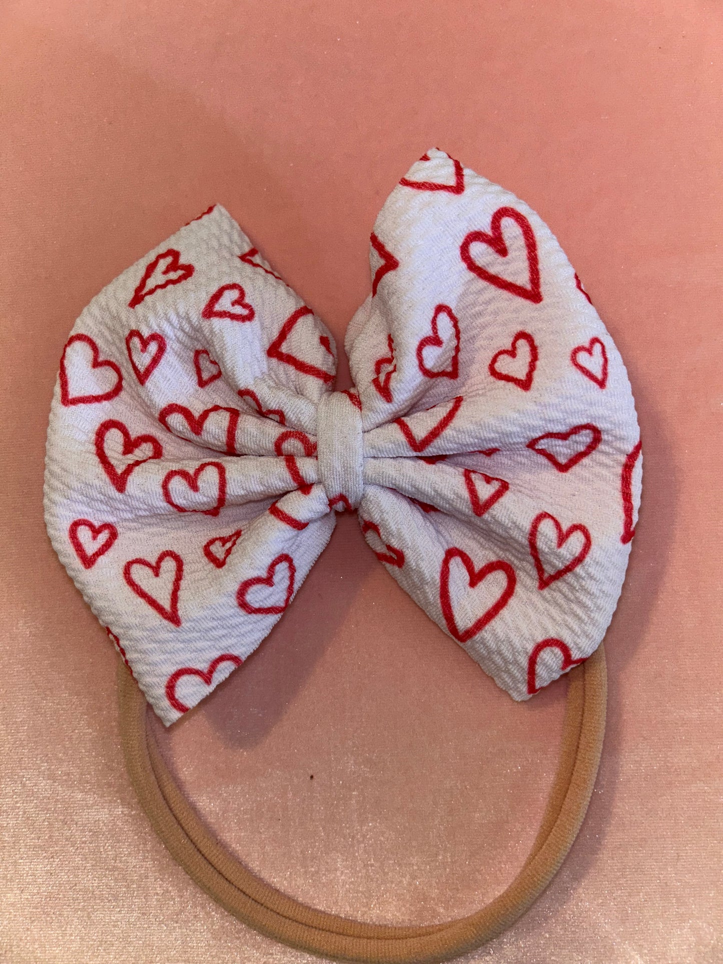 Heart bow nylon
