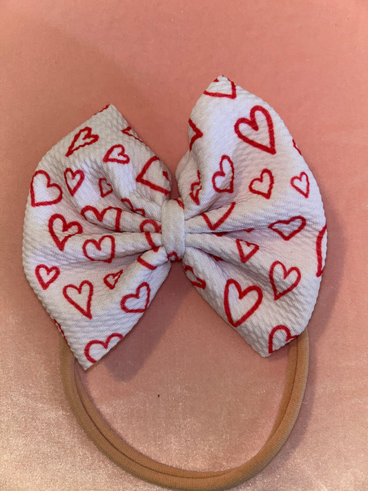 Heart bow nylon