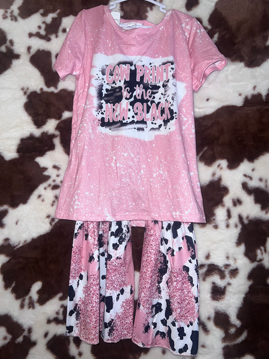 Cow print is the new black set