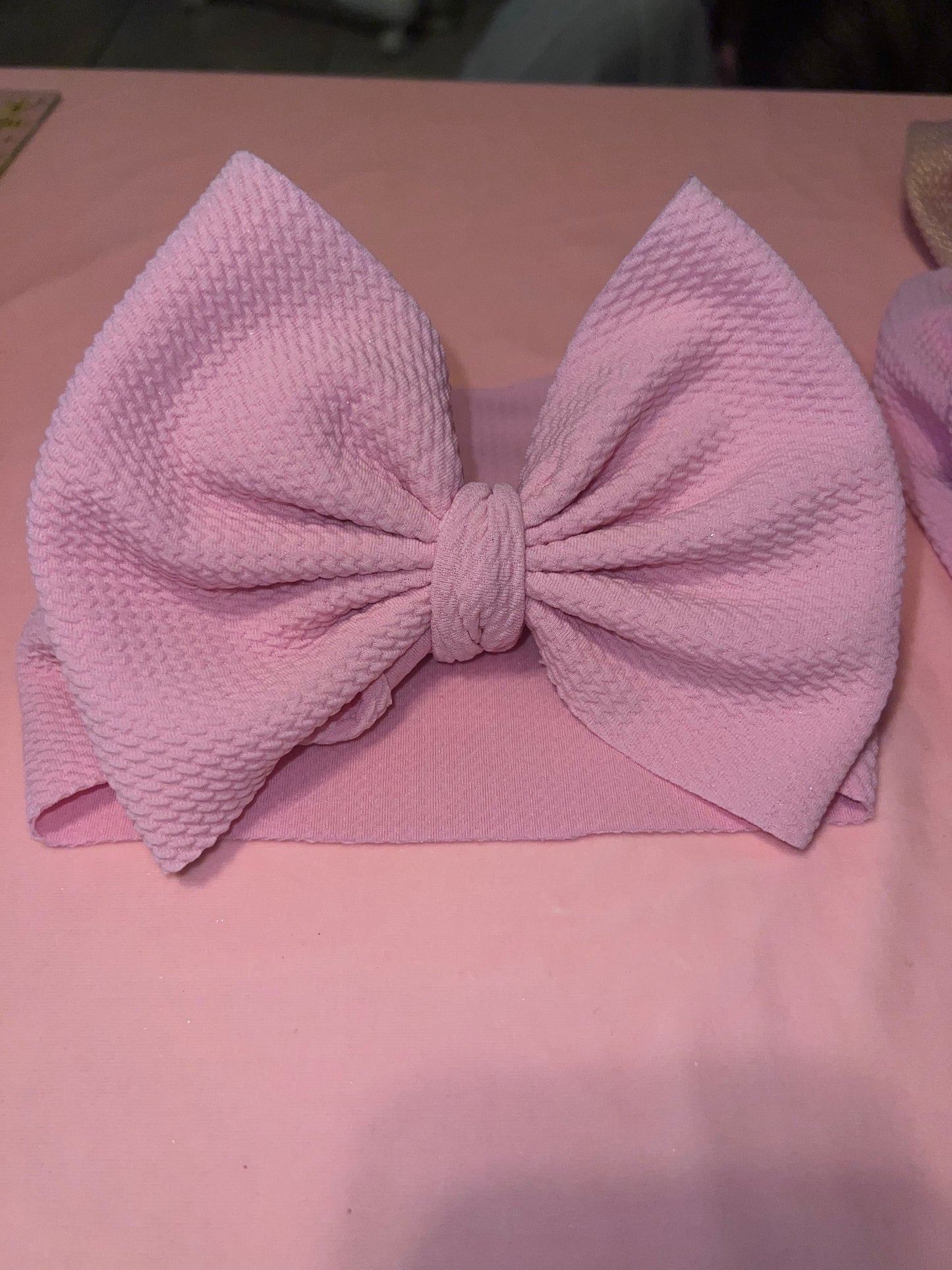Pink bows