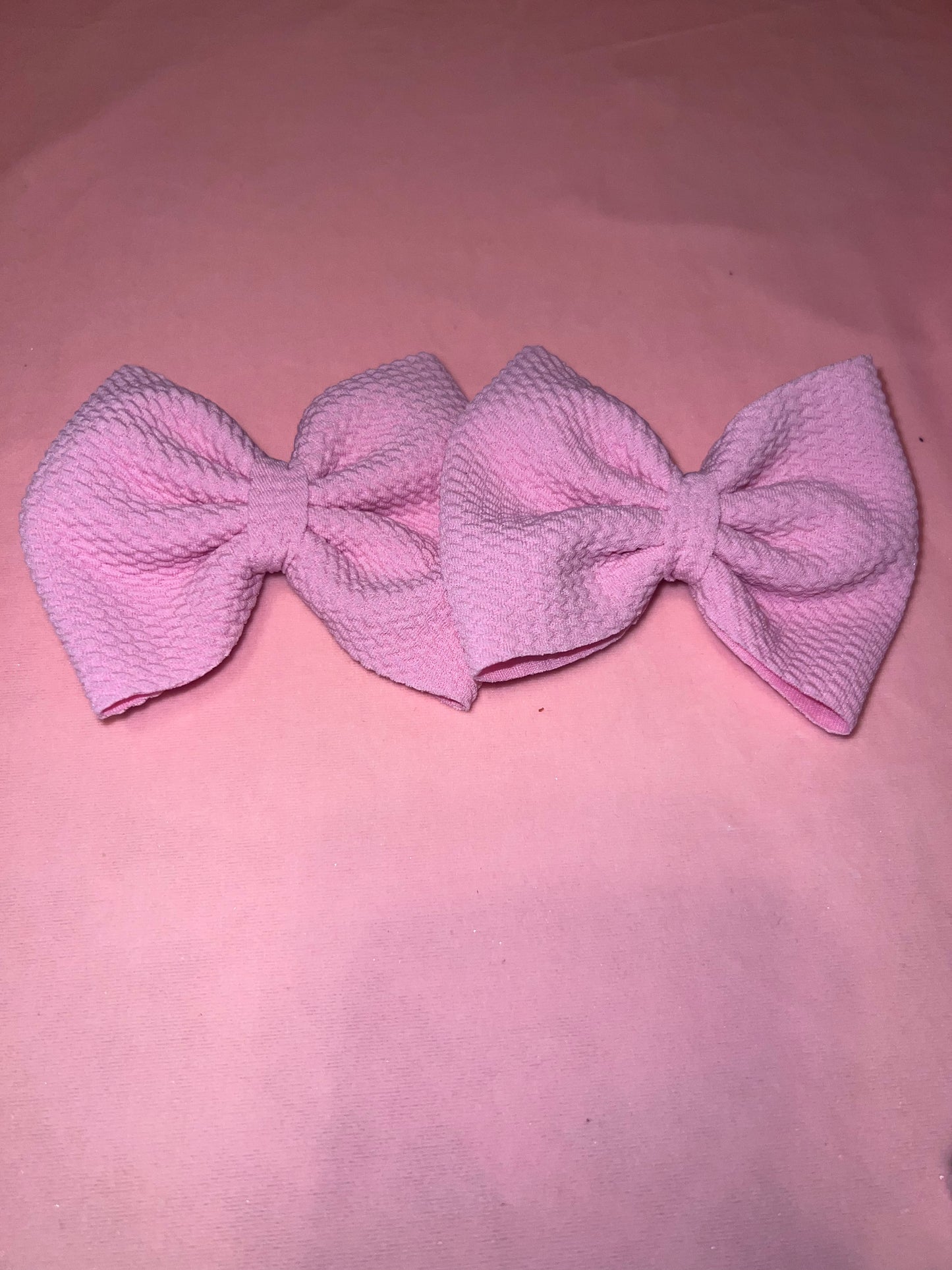 Pink bows